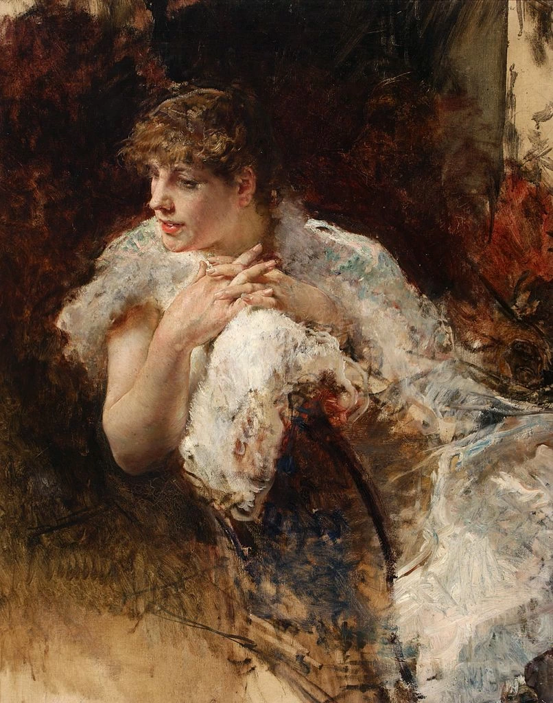 Giuseppe De Nittis - 120, Signora Napoletana